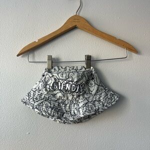 Ripndip Monochrome Graphic Bucket Hat